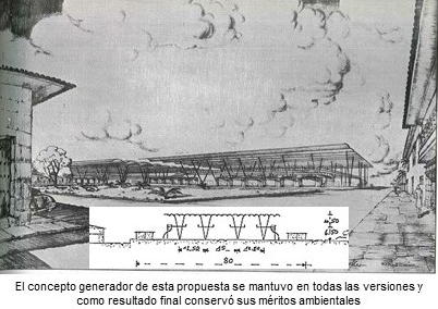 Diseño original del Plaza de Mercado de Girardot