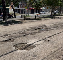 Hueco frente al Parque de los Periodistas
