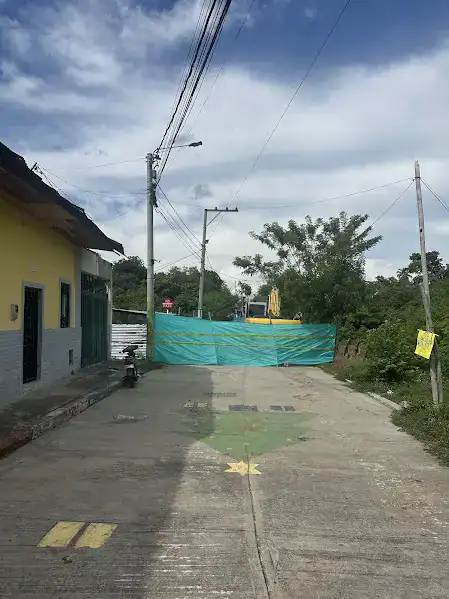 Cercado para iniciar las obras